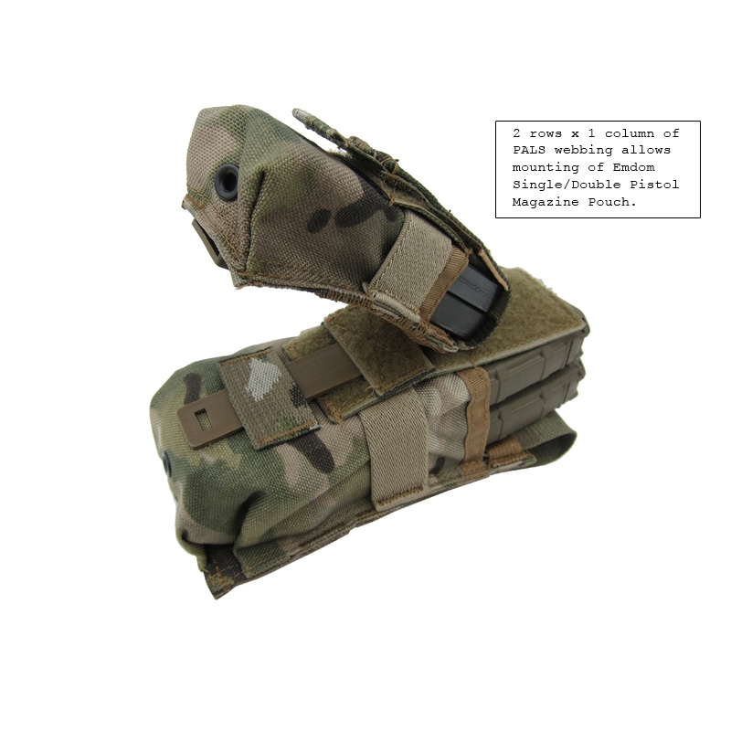 実物 emdom M4 マガジンポーチ　2個セット　1000dナイロン Emdom M4 Double Magazine Pouch - Emdom USA Tactical Gear