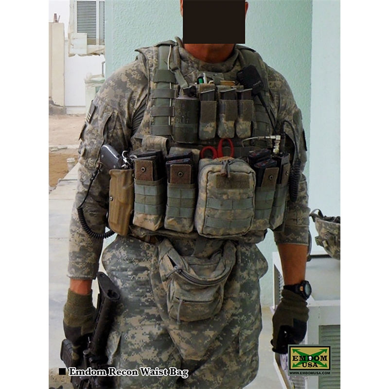 Emdom Recon Waist Bag - Emdom USA Tactical Gear