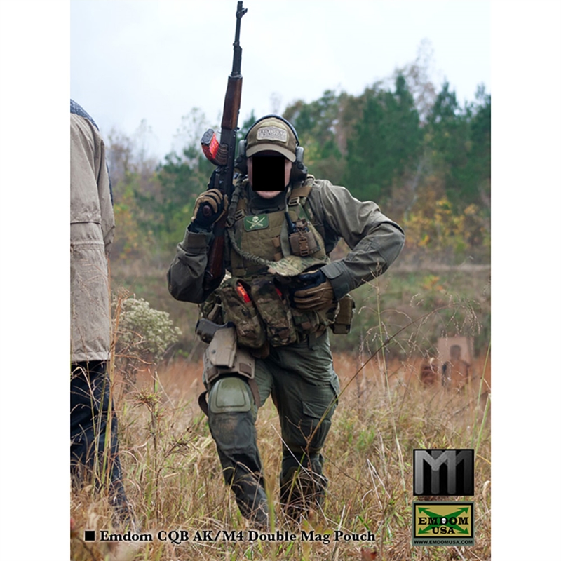 Emdom/MM AK/M4 Double Magazine Pouch - Emdom USA Tactical Gear