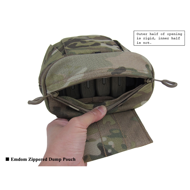 Emdom Zippered Dump Pouch - Emdom USA Tactical Gear
