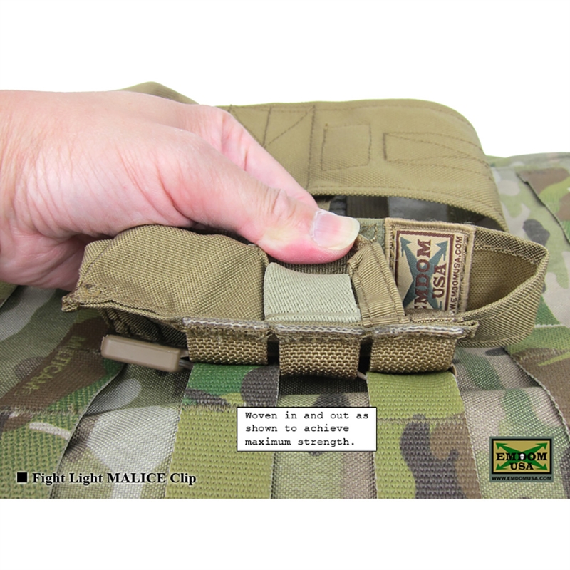 Military MOLLE Compatible MALICE® Clips Pouch Connectors