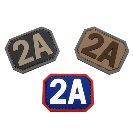 2a Patch MM 2A (2nd Amendment) Patch Set - Emdom USA Tactical Gear